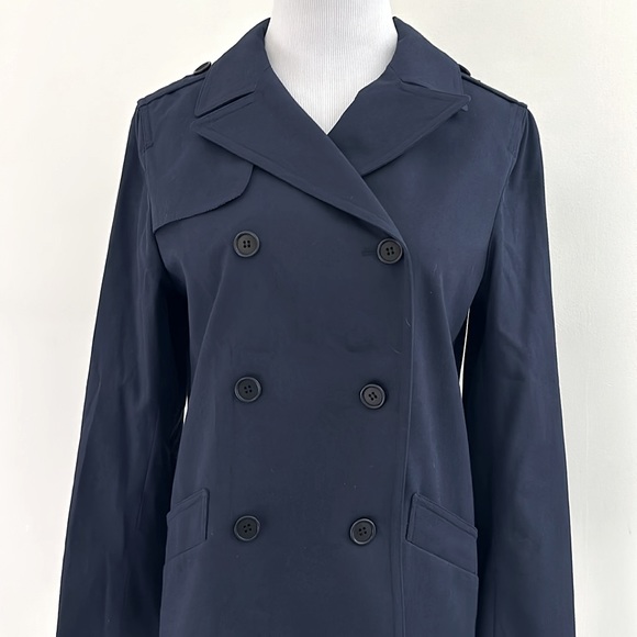 THEORY || Navy Blue Double Breasted Blazer/Jacket/Peacoat. Sz. M - Picture 4 of 12